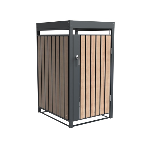"Westmann Waste Bin Enclosure Planta 1-unit anthracite (1× 240 L) image"