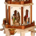 Christmas pyramid XL classic wooden design