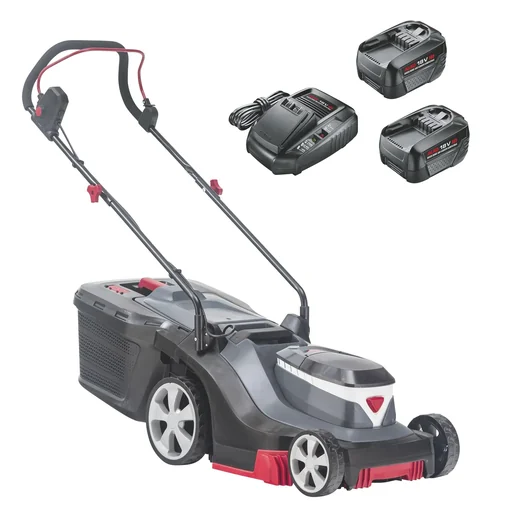 "BOSCH HOME AND GARDEN COMPATIBLE Cordless Lawnmower 3.82 Li Easy - incl. 2 batteries and charger image"