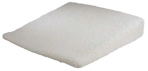 "Seat wedge cushion in lambskin look image"