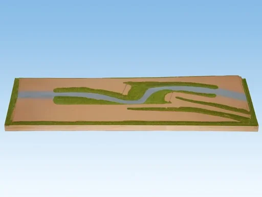 "Add-on apron - 100 x 31 cm, Z gauge, only suitable for the model »Cortina«, colored and grassed, on a wooden frame image"
