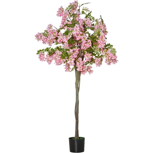 "artificial plants 150 cm artificial string tree with pink flowers artificial plant houseplant decorative plant office plant art image"