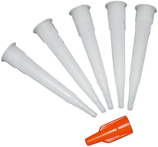 "Replacement cartridge tips with cap - 5 pieces image"