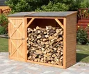 Firewood combination "Pforzheim" with single cabinet