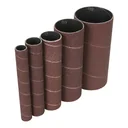 Corundum grinding sleeves TSPSS80G5PK, 80 grit, 5 pieces