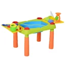 Children's sandpit table with 16-piece accessories