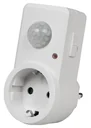 Socket adapter with 120° PIR sensor