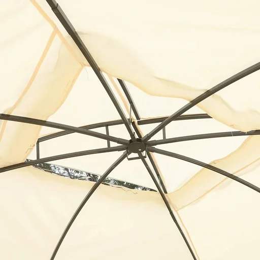 "Garden gazebo with mosquito net image"