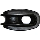 Black plastic insulator for cord (25 pieces)