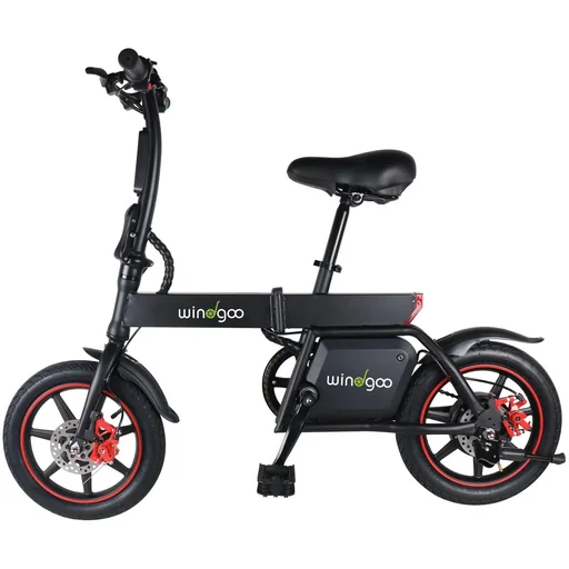 "Windgoo B-20 Electric Folding Bike - Speed ​​25 km/h - 15 km Range - Disc Brakes image"