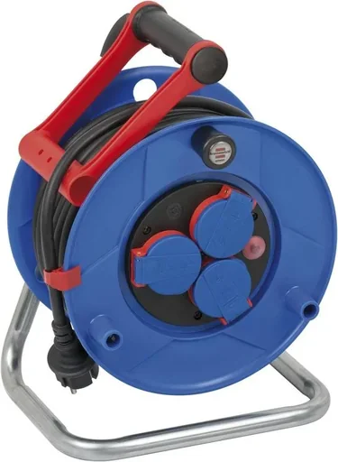 "Cable reel Garant IP44, diameter 240mm, 25m black Bremaxx cable image"