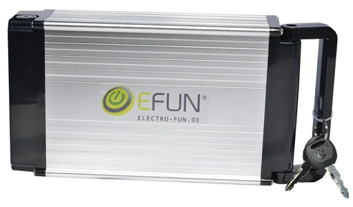 "Lithium Ion Battery 36 Volt 10 Ah REAR RACK E-Bike E-FUN image"