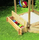 Seat & bow box for sandpit "Peter"