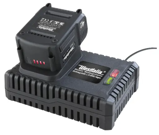"Starter set 18 Volt Li-Ion family: 1 x battery 4.0 Ah + 1 x quick charger image"