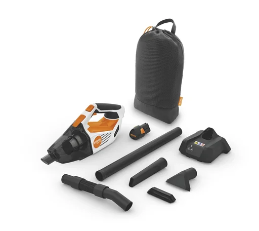 "Cordless handheld vacuum cleaner SEA 20 set including battery AS 2 and standard charger AL 1 image"