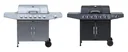 Gas grill "Dayton" 6 main burners + 1 side burner, black