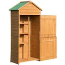 Garden cabinet garden tools solid wood 90 x 50 x 190 cm