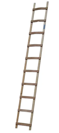 "Roof ladder, 12 rungs, wood - width 37 cm - length 340 cm image"