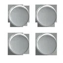 Magnets, round, stainless steel, 3 cm, set of 4