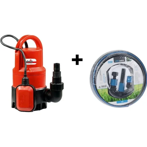 "Submersible pump set 7500l / h INCLUDING 20 meters of hose image"