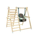 Active swing and climbing frame for children