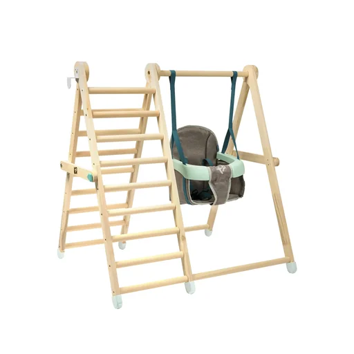 "Active swing and climbing frame for children image"
