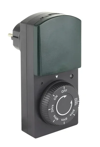 "Analogue timer with twilight and countdown function, IP44 image"