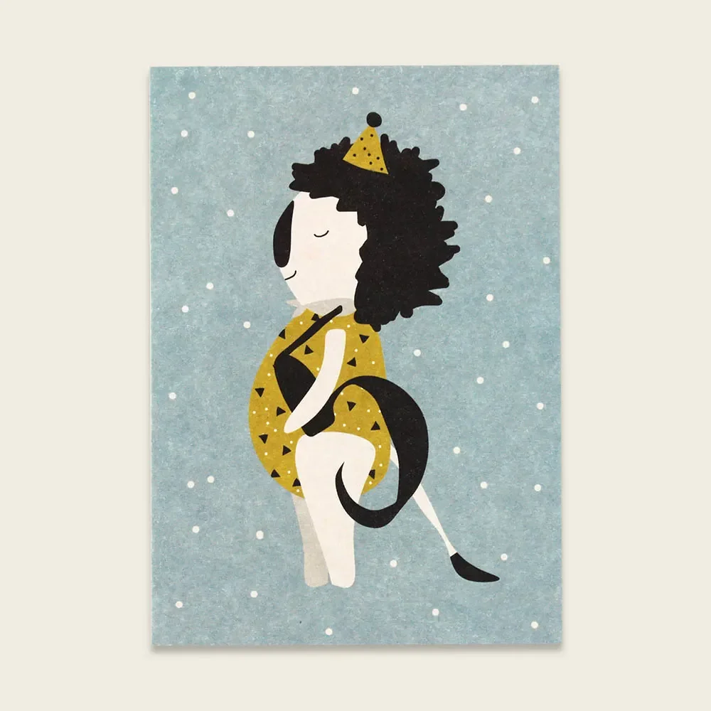 "Ava & Yves Postcard Löwe "5" image"