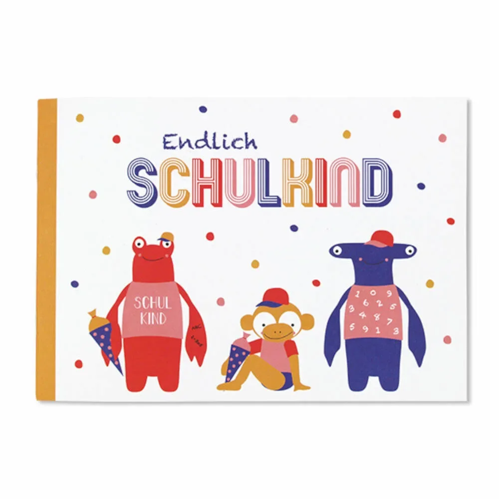 Ava & Yves memory book "Finally school child"