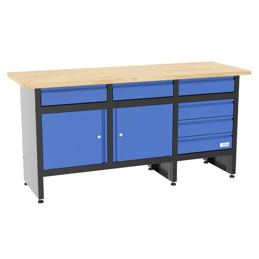 "Workbench GW 6/2 XL - with 6 drawers and 2 doors image"