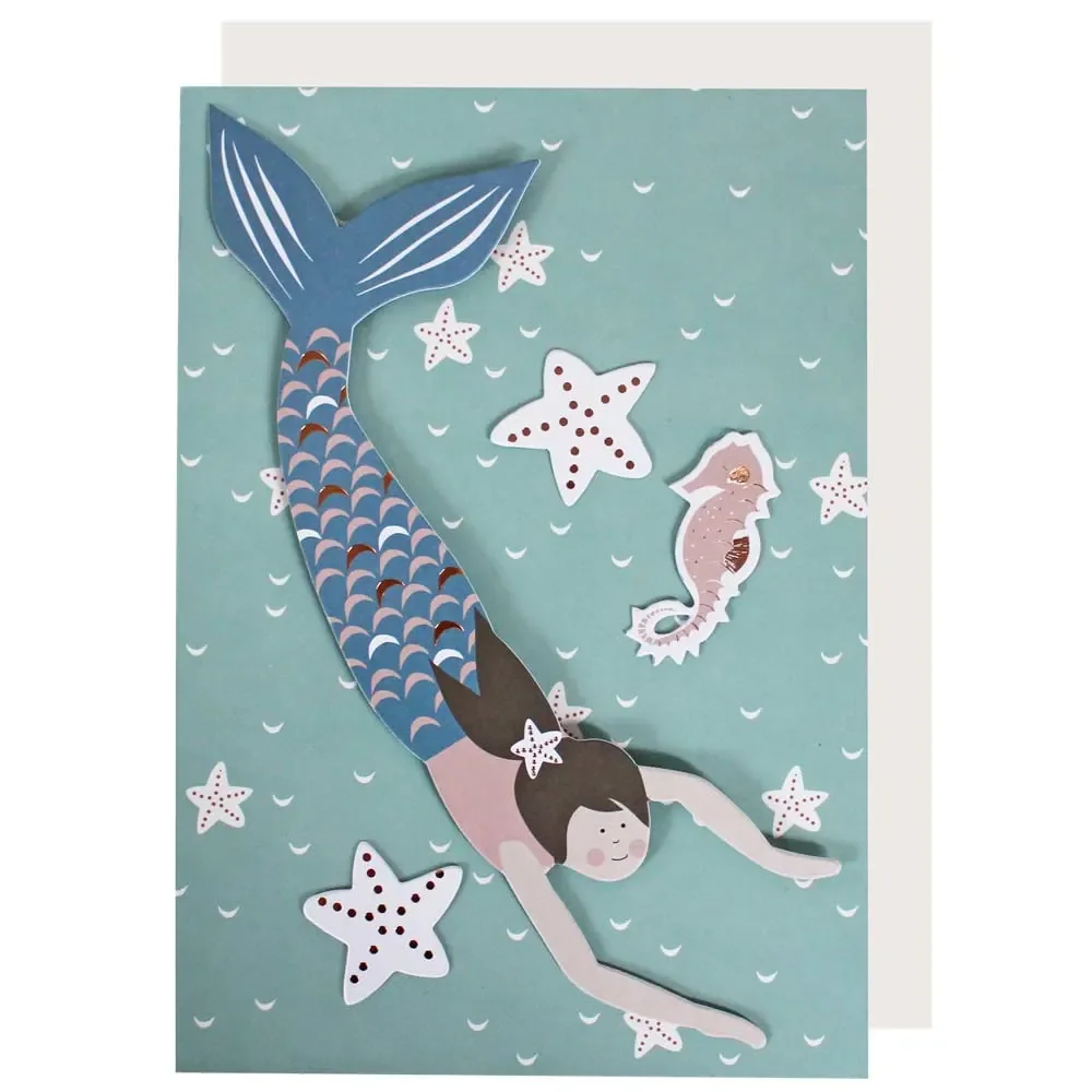 Ava & Yves Postcard Mermaid
