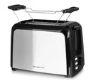 Toaster "TO-123924", double slot, stainless steel, 750 watts