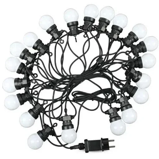 "VT-71020 String Lights - Waterproof - 20 LED Bulbs - 6000K - 10M image"