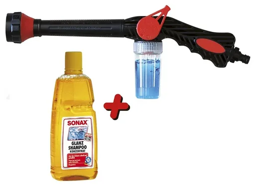 "High-performance washing gun "F1 AQUABLASTER" + 1 x shine shampoo image"