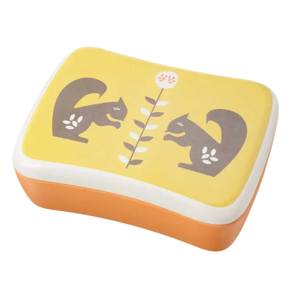 "Fresk breakfast can forest animals image"
