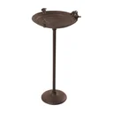 Bird feeding station / bird bath with birds