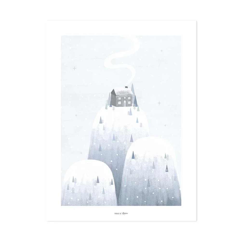 "Lilipinso poster ice mountains gray white image"