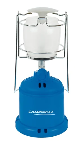 "Camping 206 L, traditional gas lamp for cartridges with plastic bell image"