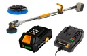 Twin Brush Set 18V + Battery 2Ah + Charger + Brush medium