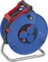 Garant IP44 cable reel, diameter 290mm, special plastic, 3 x 230V socket, 40m