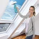 Cordless window cleaner 3-in-1 - window vacuum with sprayer - foamer - squeegee
