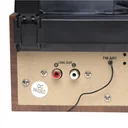 Retro record player with FM radio and built-in speakers
