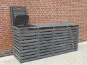Garbage can box Vario 4 for 4 tons, honey brown