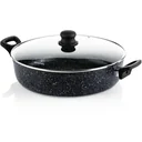 Black Marble Frying Pan - 32 cm