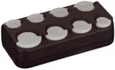 Coin holder 8 compartments - self-adhesive