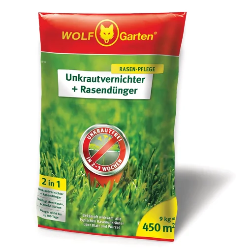 "2-in-1 weed killer plus lawn fertilizer SQ450 image"