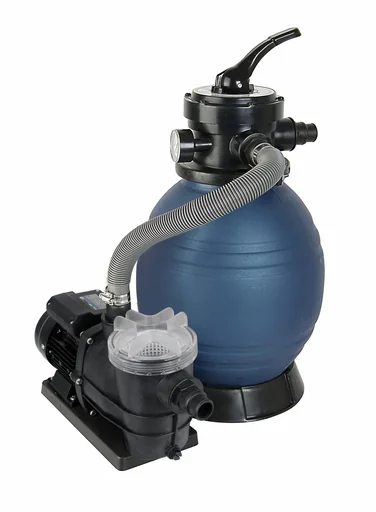 "Swimming pool filter set sand filter system SPF 250 F, up to 6,000 l/h image"