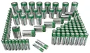Zinc-carbon batteries 98-piece value set