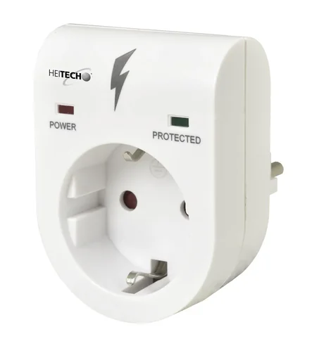 "Surge protection adapter child protection with status indicator - set of 2 image"