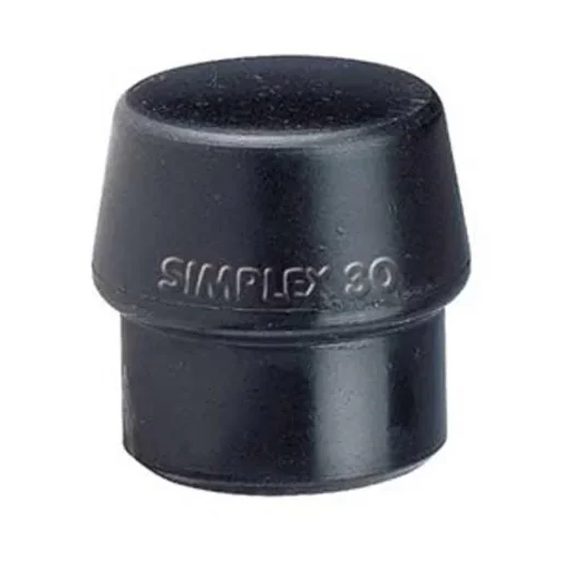 "Replacement head rubber, black, for paving work, scaffolding, tent, fence construction, in the automotive sector image"